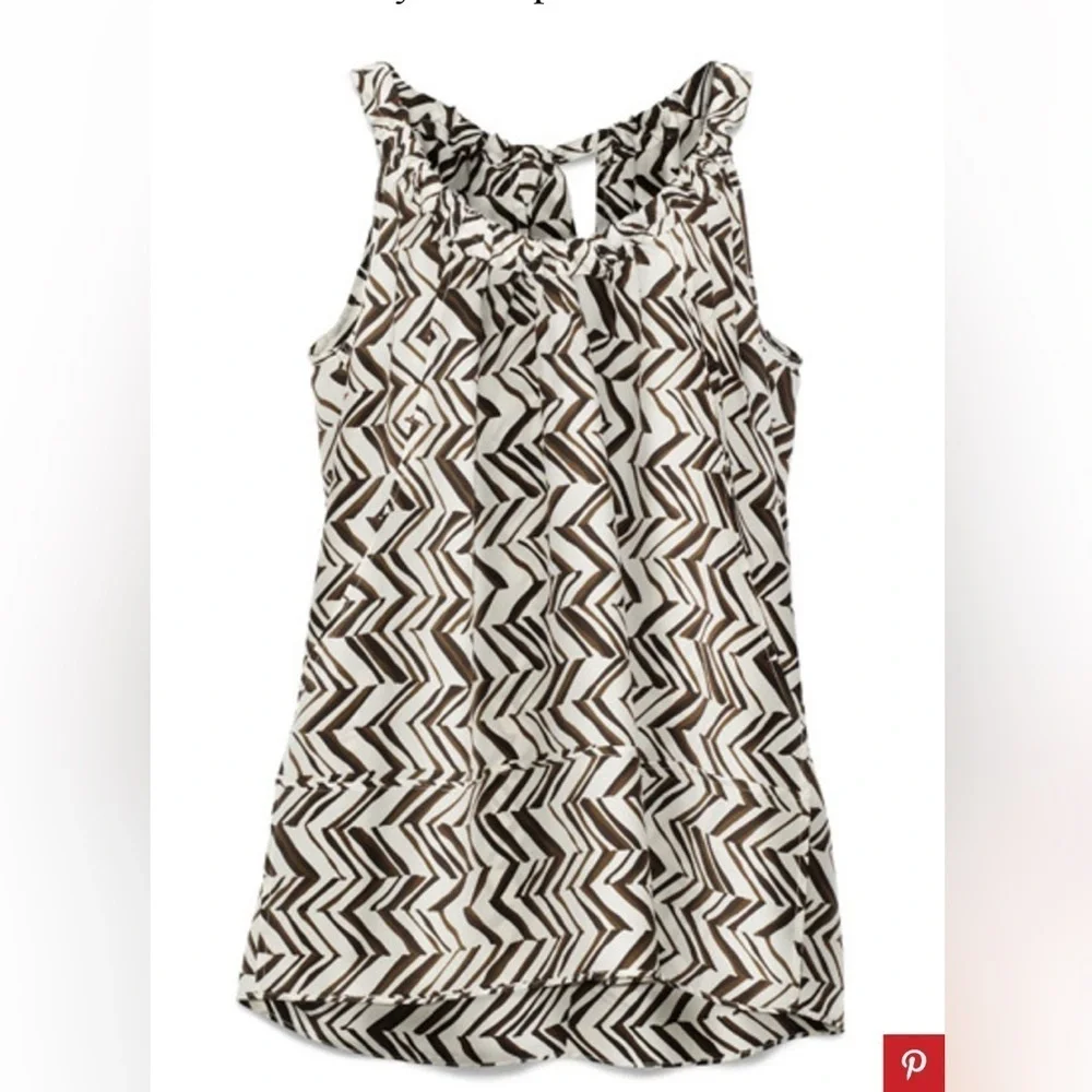 Marni by H&M stunning 100% silk halter style, peak of your back and tie closure. - Picture 1 of 10